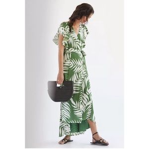 Anthropologie Hutch Palms Wrap Maxi Dress in Medium